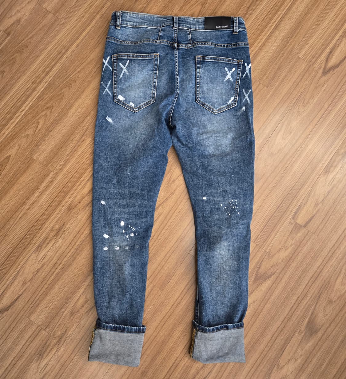 세인트다니엘 데미지 디스트로이드 청바지 상품이미지4