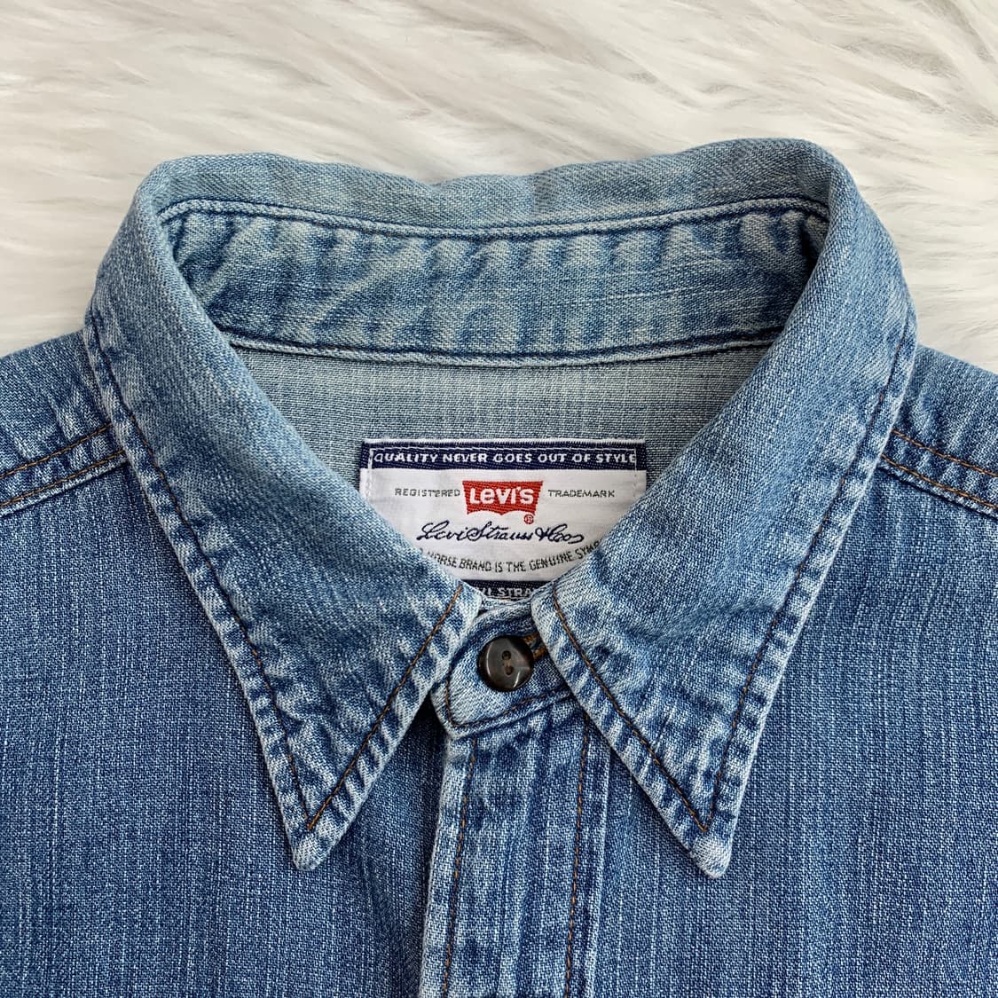 리바이스 Levi's 웨스턴 데님 셔츠 1641 상품이미지4