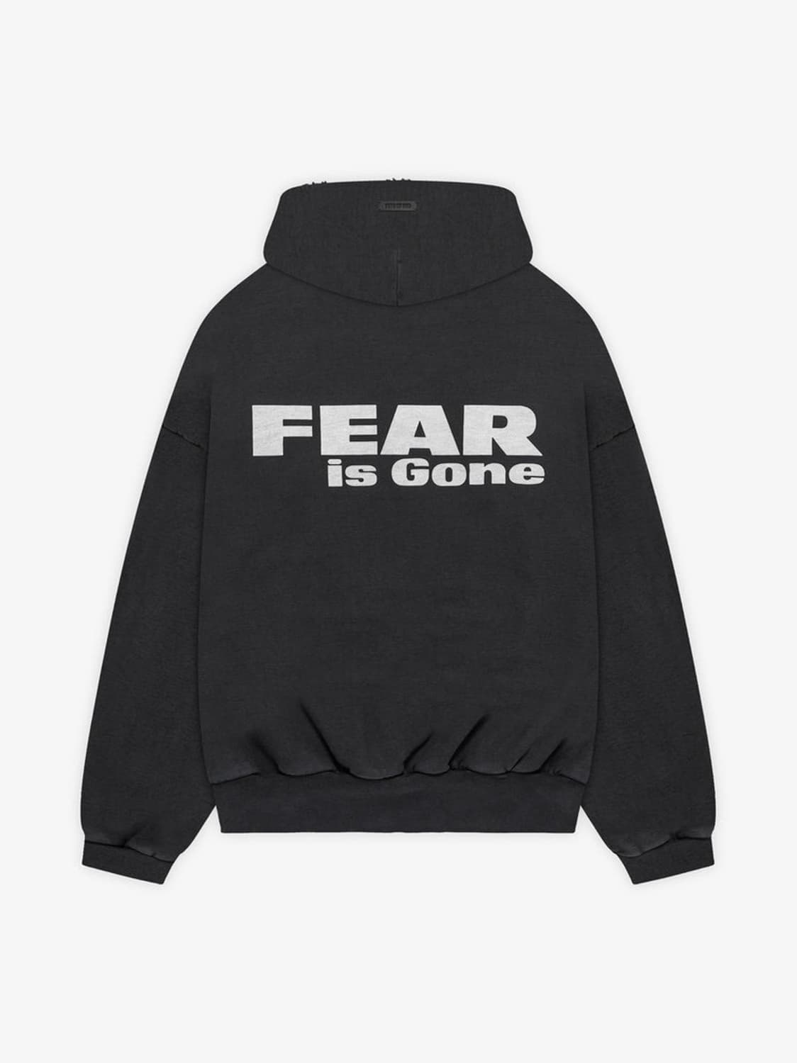 피어오브갓 빈티지 Fear is Gone 후드 블랙/크림 상품이미지5