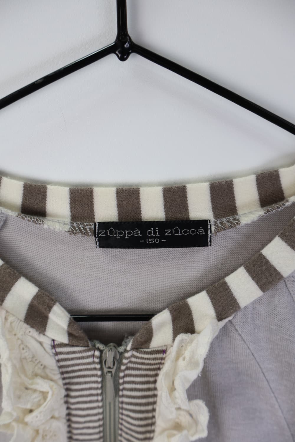 Zucca Frill Zip Up Top 상품이미지6