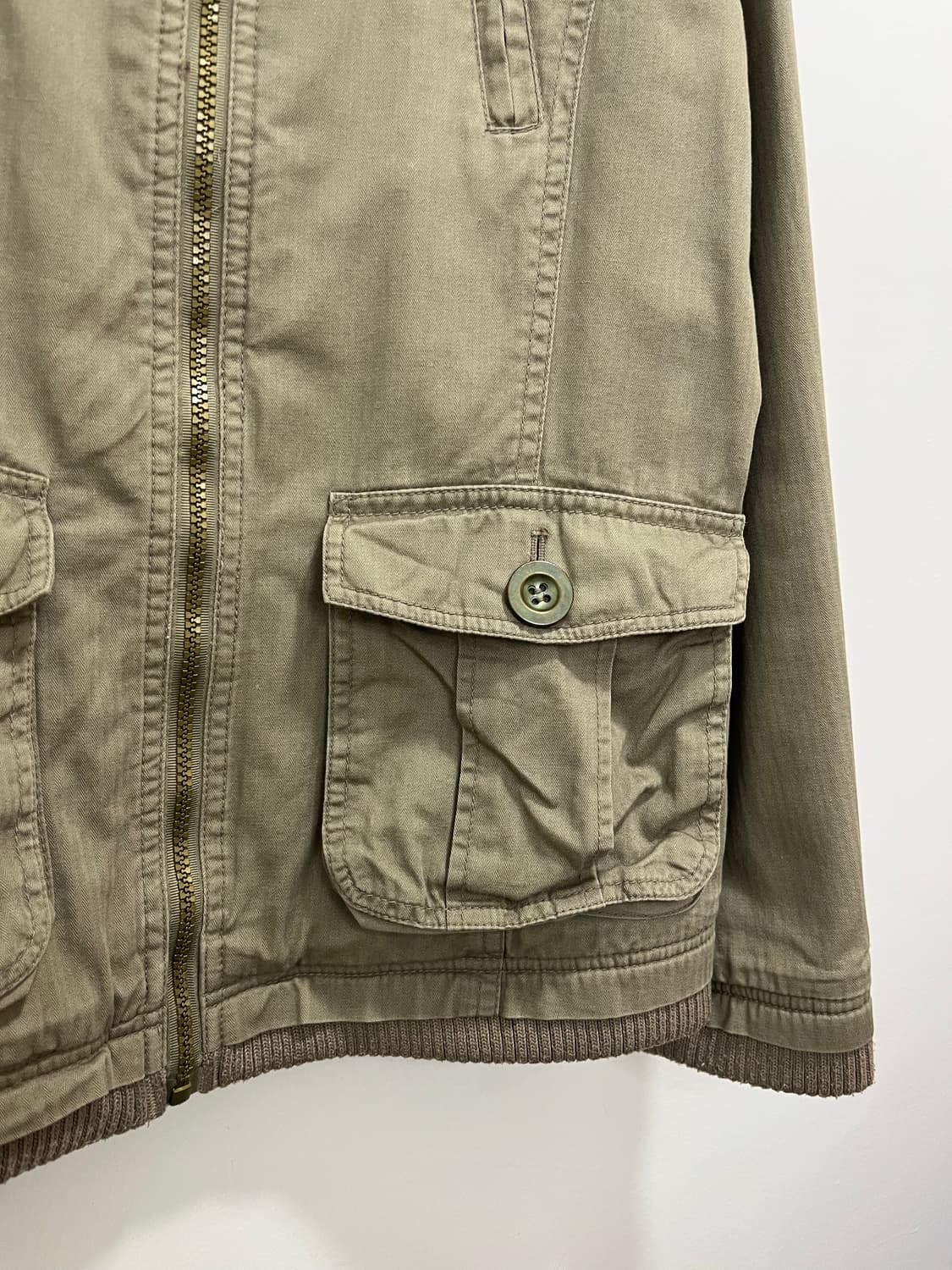 일본 빈티지 금속단추 포켓 집업 자켓 상품이미지5