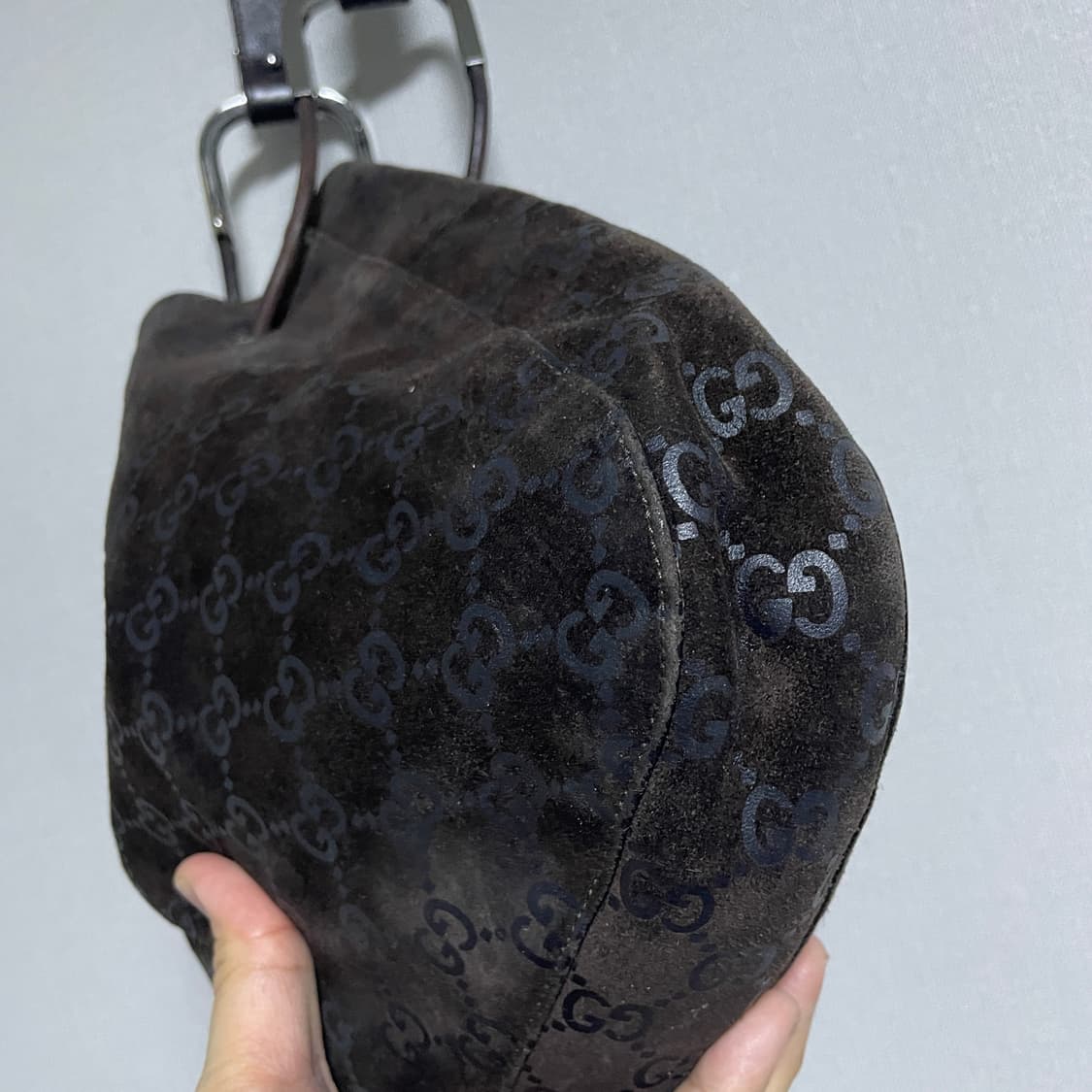 빈티지 구찌 GG로고 스웨이드 숄더&토트백 상품이미지9