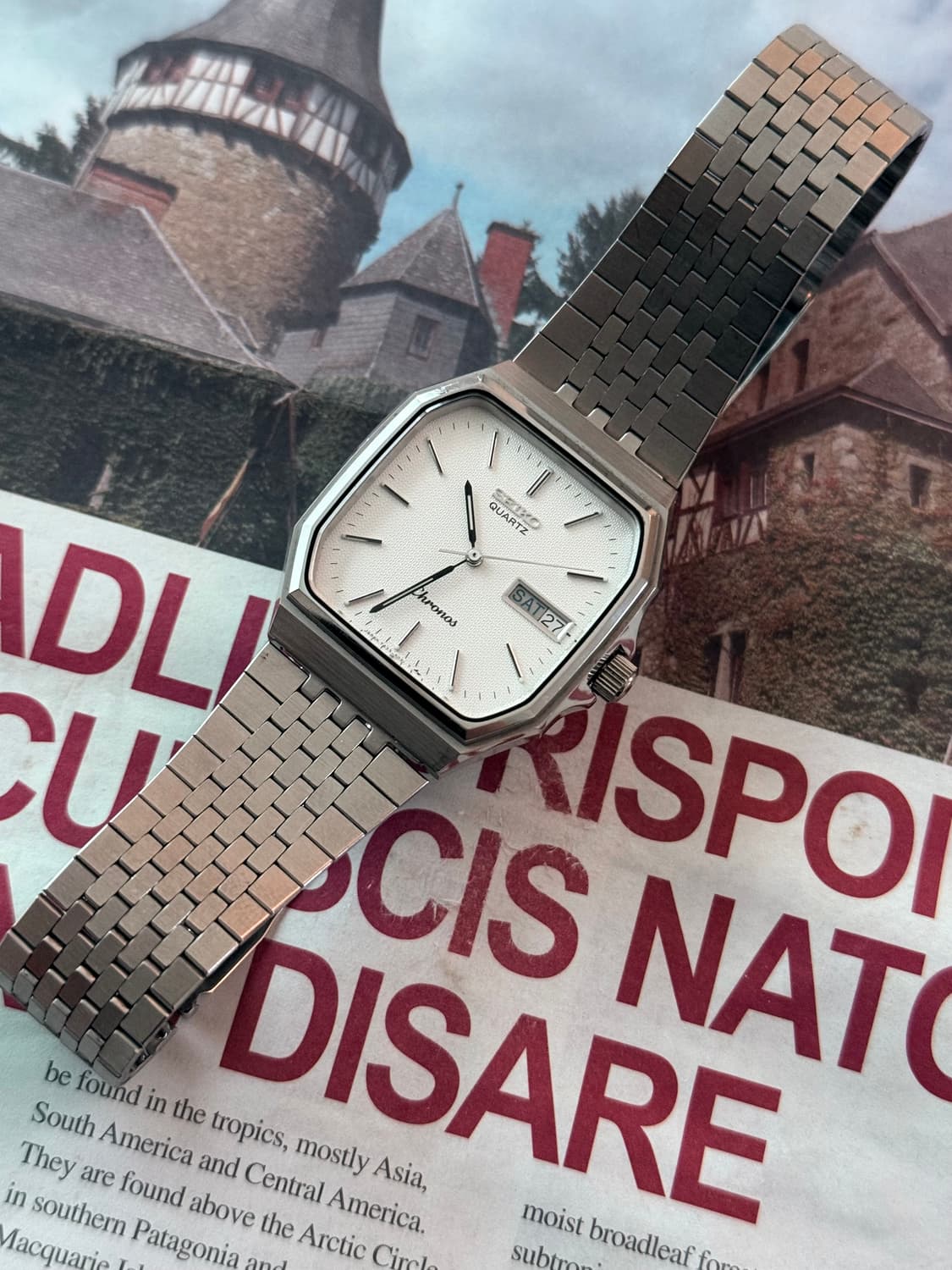 세이코 Seiko 쿼츠 테레비 크로노스 데이 데이트 상품이미지1