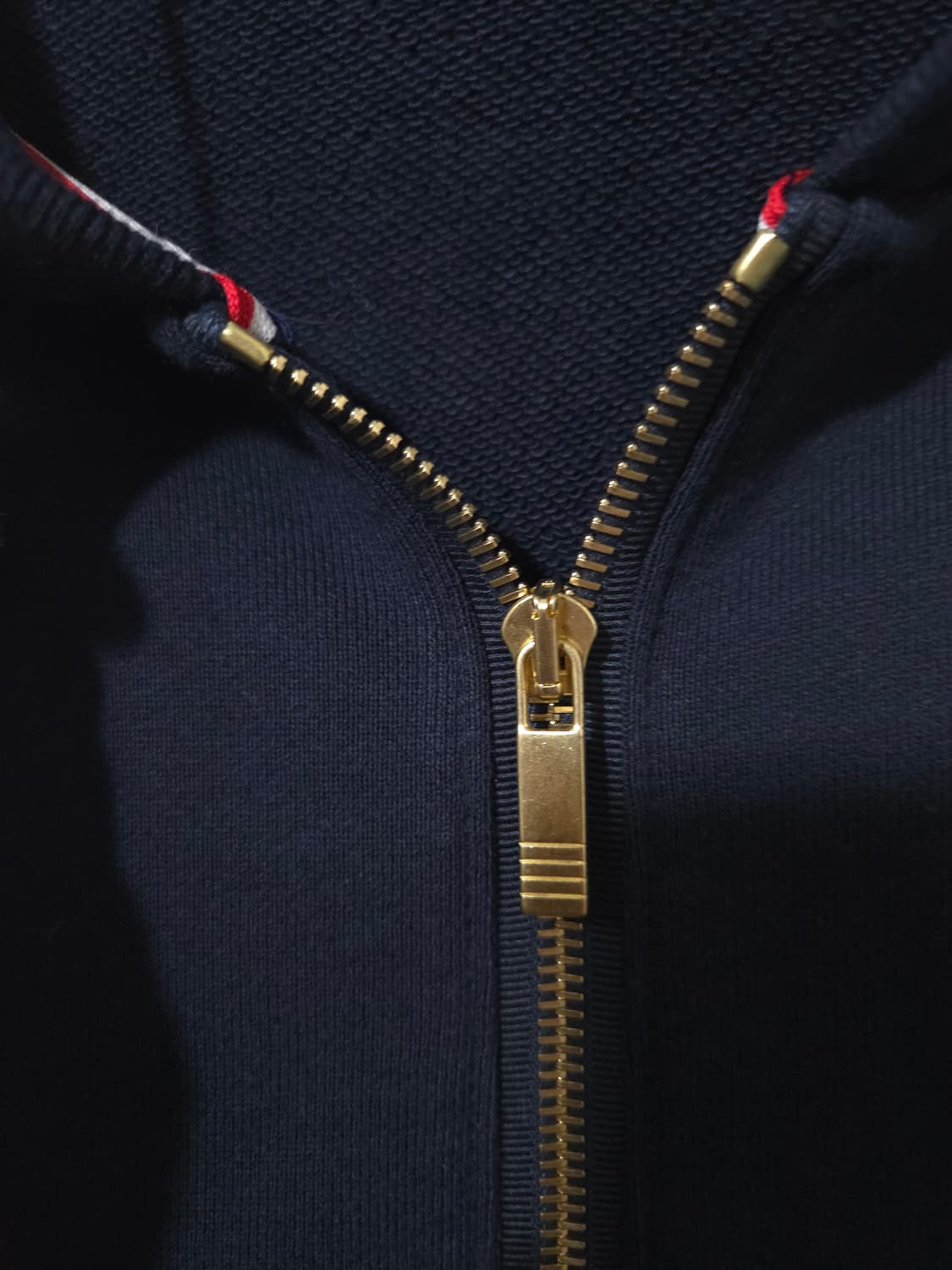 [새상품급, 5Size] 톰브라운 사선완장 금장 후드집업  상품이미지4