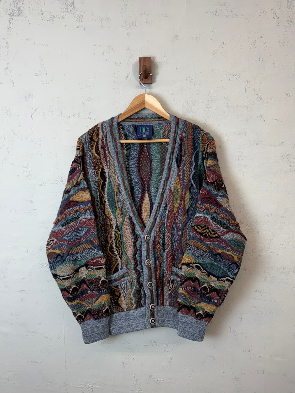 limnos 림노스 빈티지 케이블 니트 가디건 상품이미지1