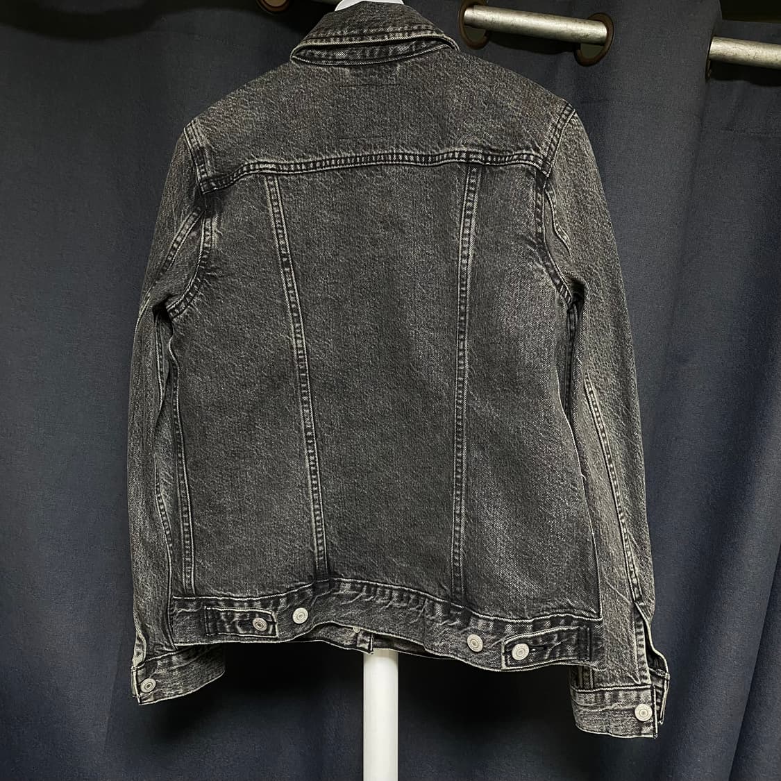 Levi's 리바이스 흑청 데님 트러커 자켓 S 상품이미지3