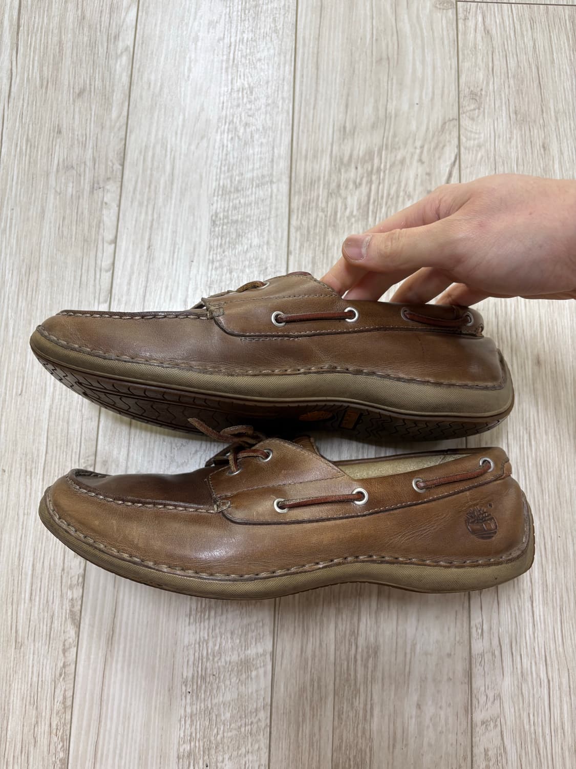 팀버랜드 보트슈즈 브라운 260 상품이미지2