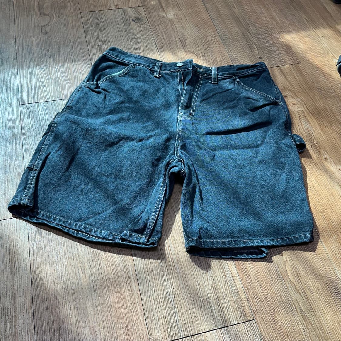 큐티에잇 버뮤다 팬츠 (블루, 블랙) 상품이미지2