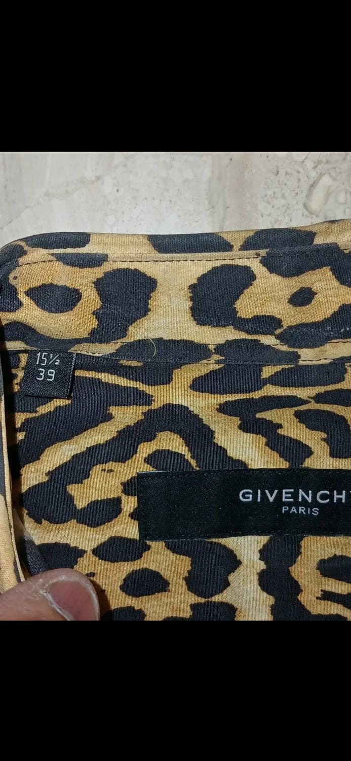 GIVENCHY LEOPARD COTTON DRESS SHIRTS 상품이미지5