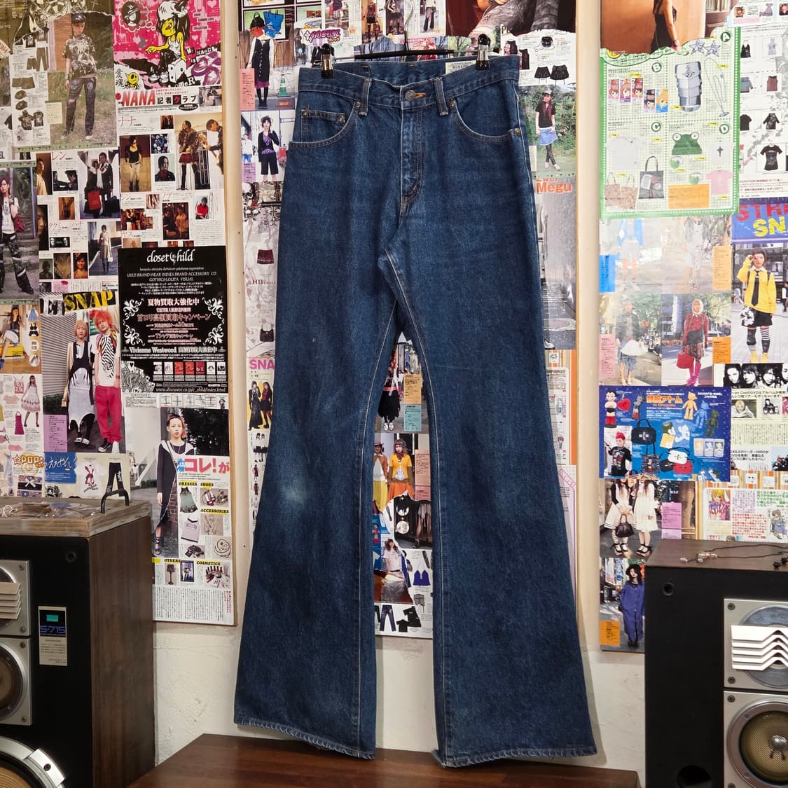 JPN 밥슨 진청 플레어 데님 팬츠 상품이미지5