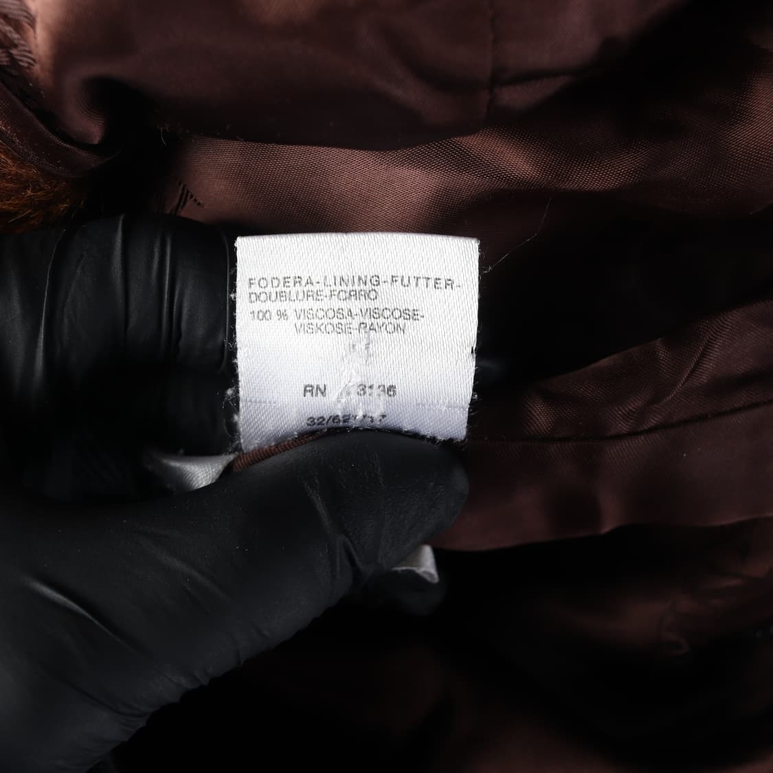 막스마라 알파카 울 100% 와이드 카라 숏 코트 브라운 상품이미지5