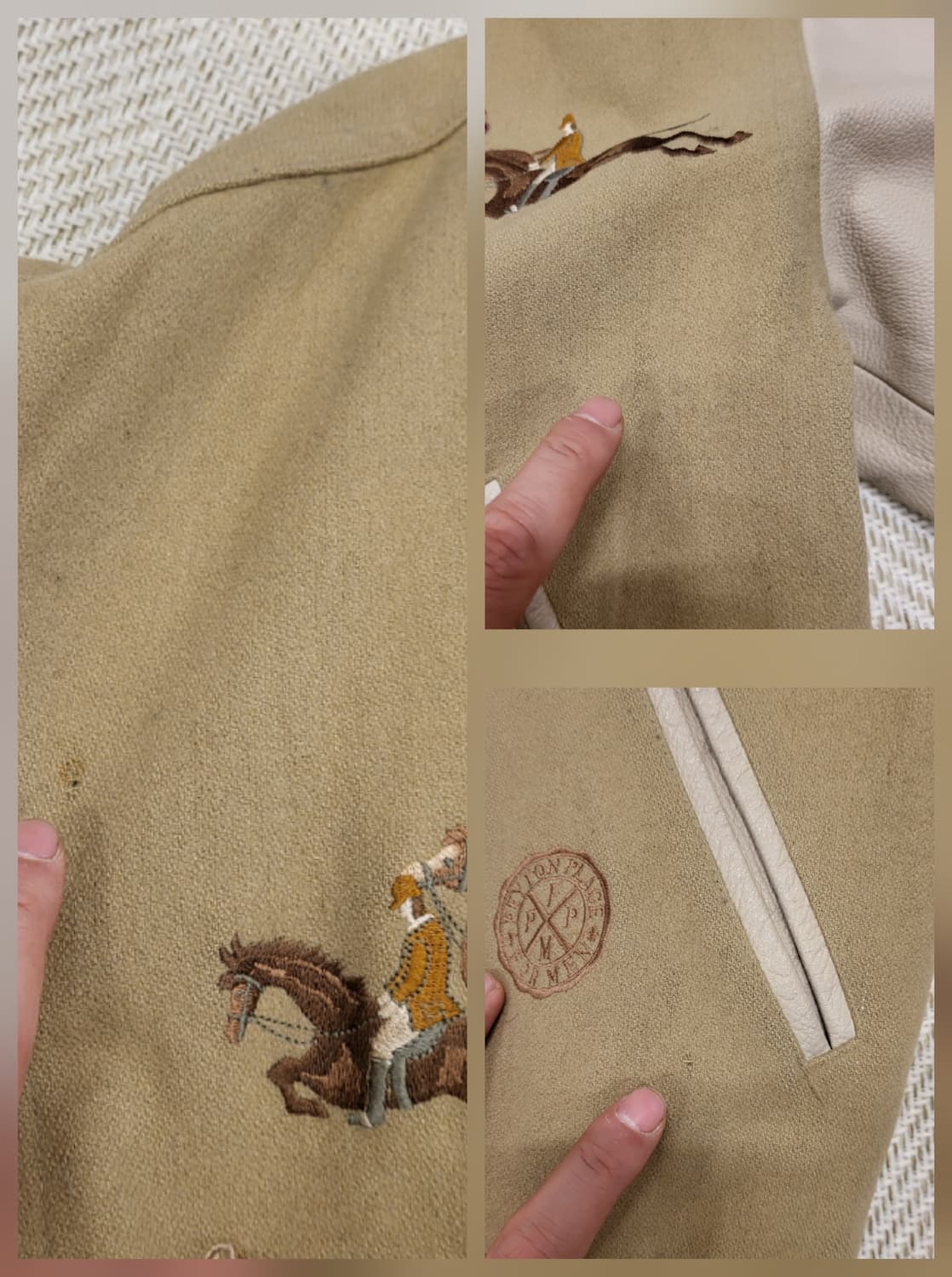 90s 페이튼 플레이스 바시티 자켓 (L) 상품이미지8