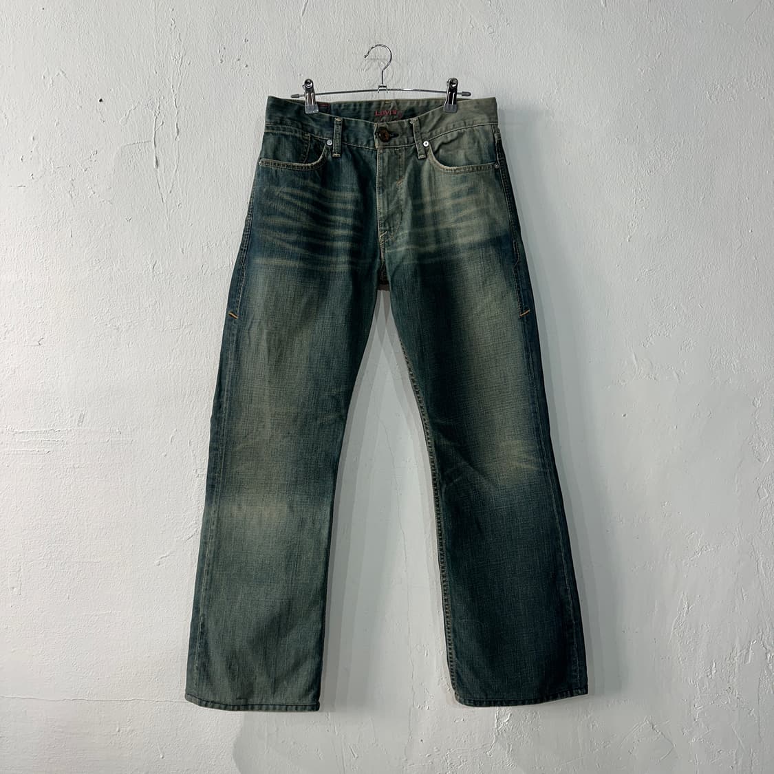 리바이스 로우부츠컷 청바지 33 상품이미지3