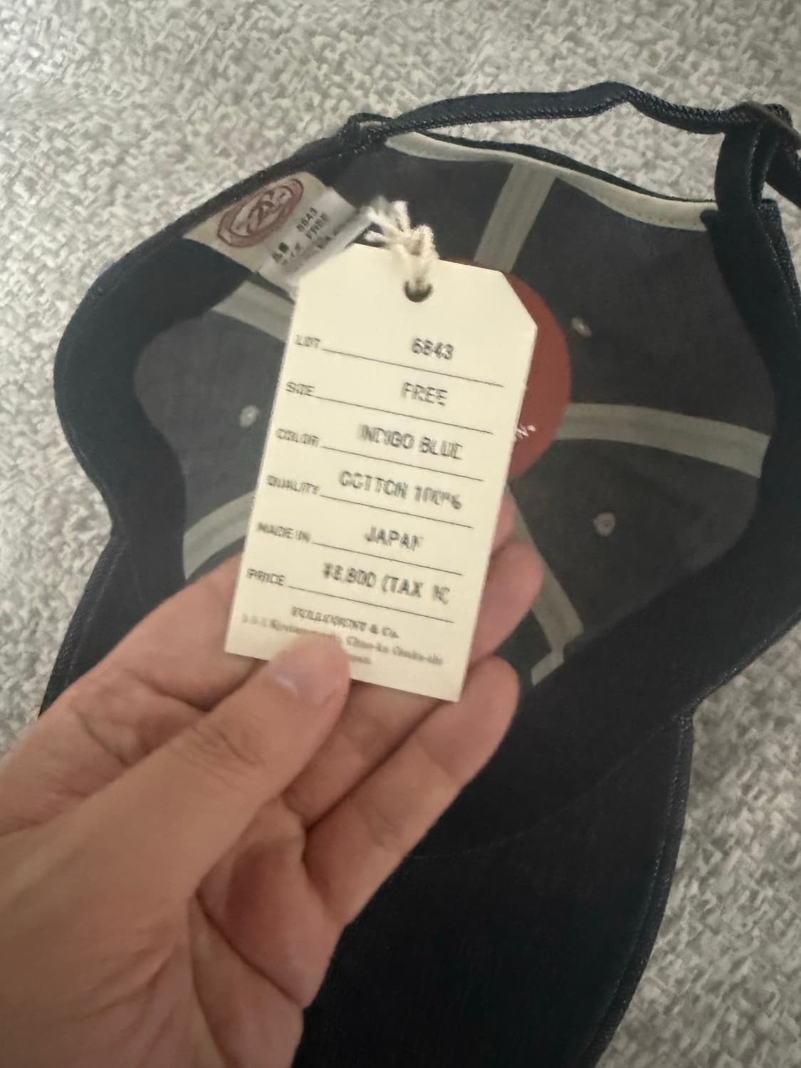 풀카운트 6패널 데님 볼캡 상품이미지2