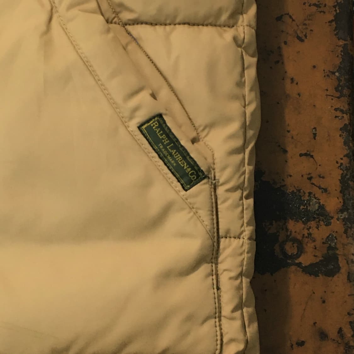 폴로랄프로렌 네이비 베이지 리버시블패딩 조끼 남성 102 여성 프리 상품이미지2