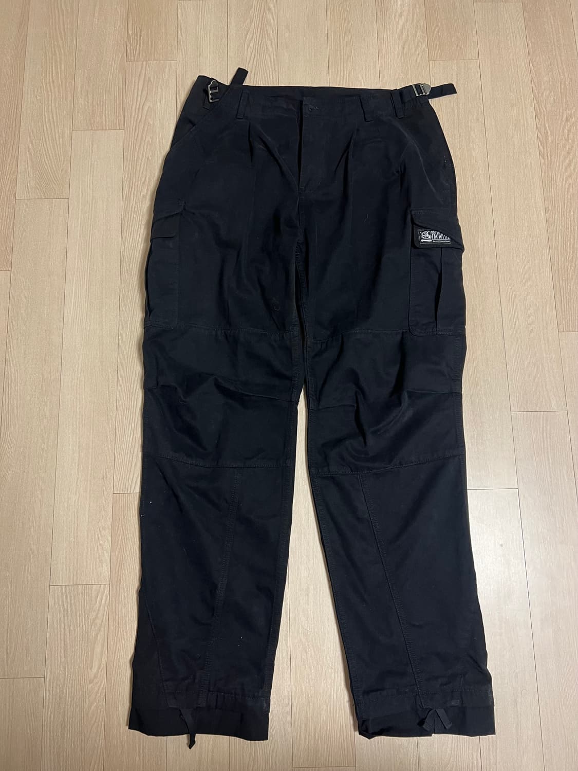 ETCE 레이어드 카고 팬츠 블랙 L 상품이미지1