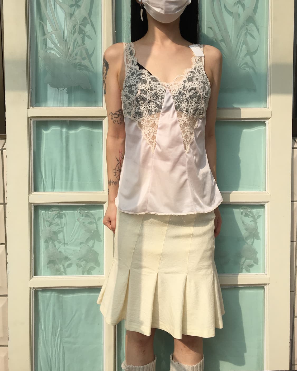 Lace point slip sleeveless 상품이미지1