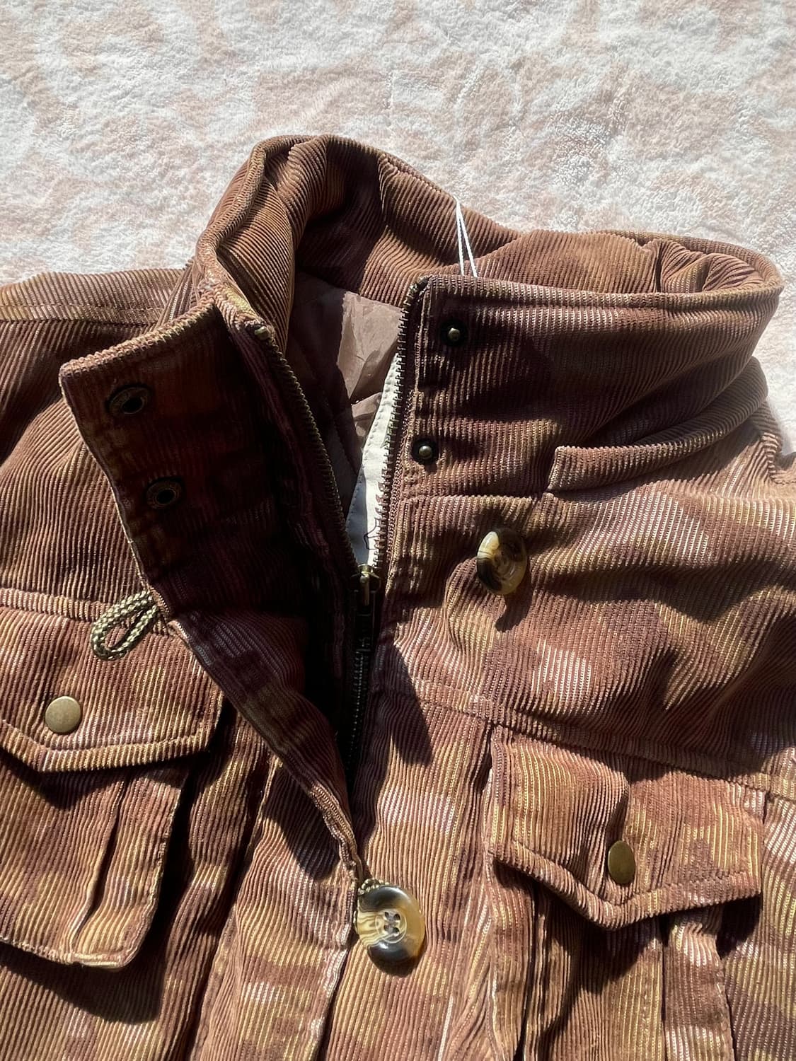 하와이안 코듀로이 브라운 카모 필드자켓 상품이미지9