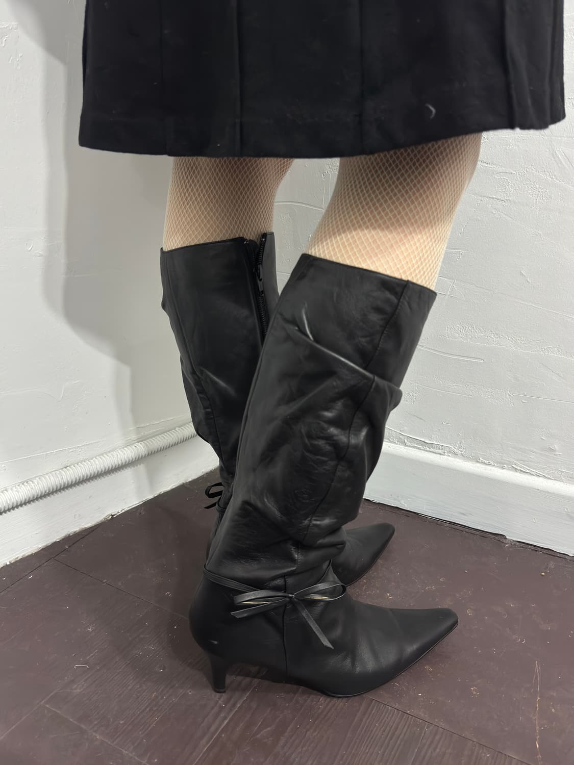 pitti leather long boots  상품이미지4