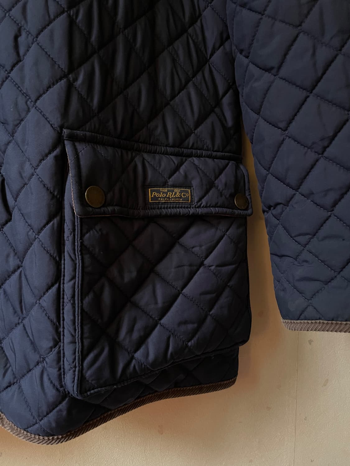 폴로 랄프로렌 보이즈 퀼팅 자켓 XL 상품이미지5