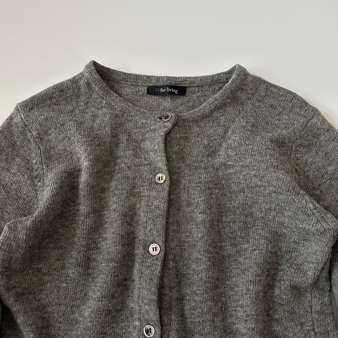 요지야마모토 y's for living 투톤 가디건 상품이미지2