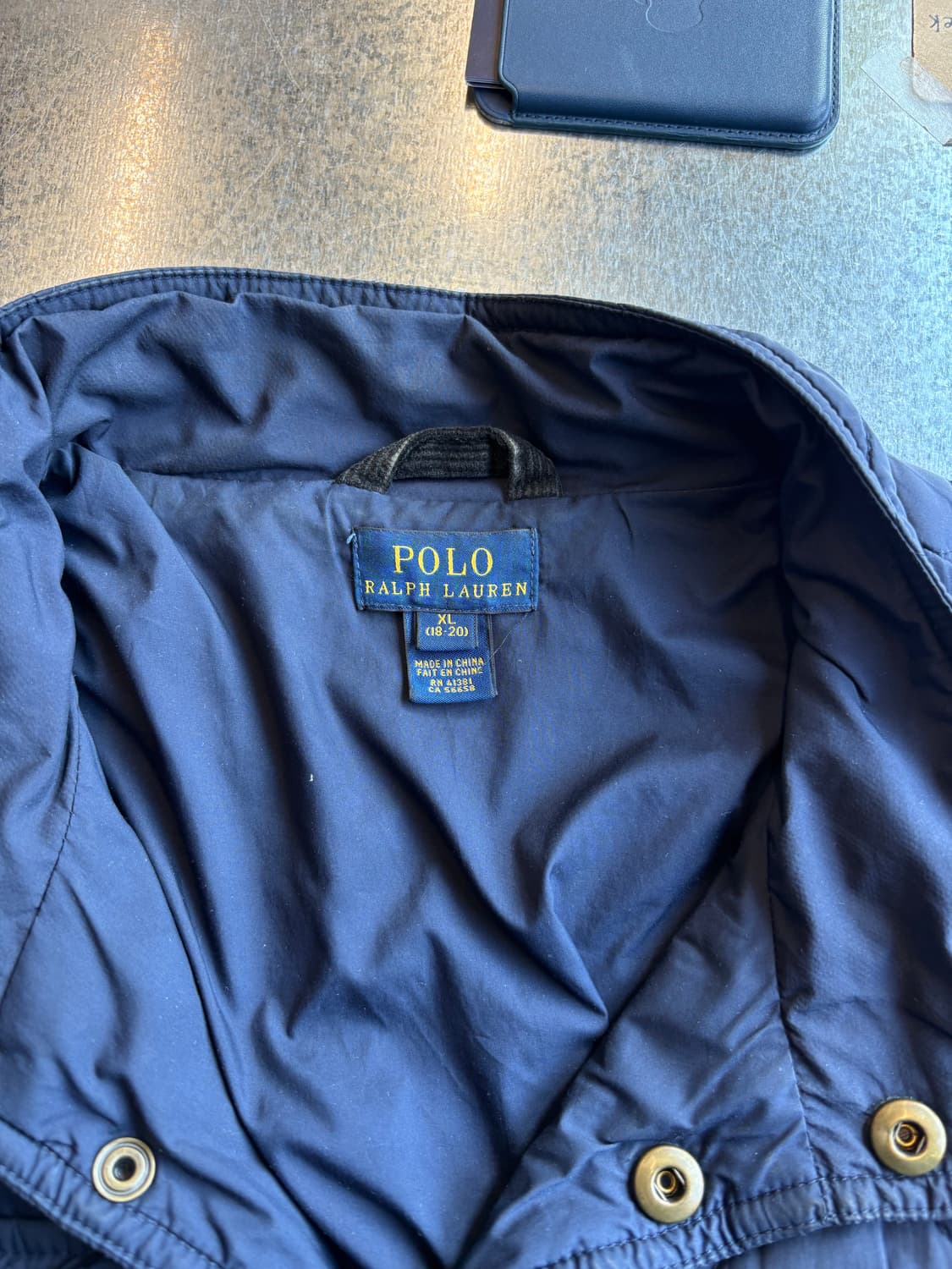 폴로 네이비 퀼팅 자켓 상품이미지3