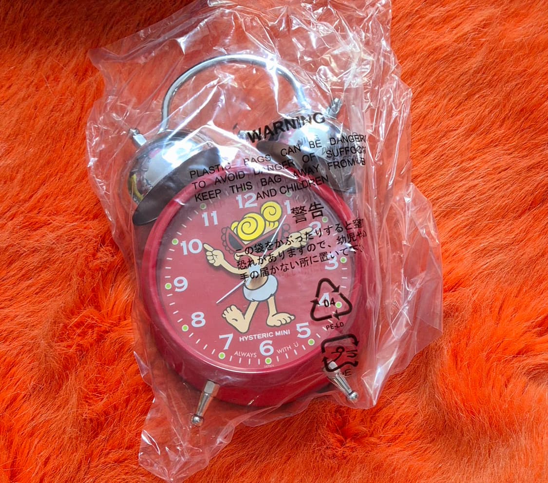 Hysteric glamour 히스테릭 미니 알람 탁상시계 새상품 상품이미지3