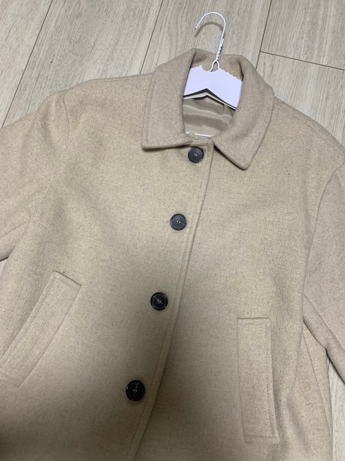 베이지 숏코트 상품이미지3