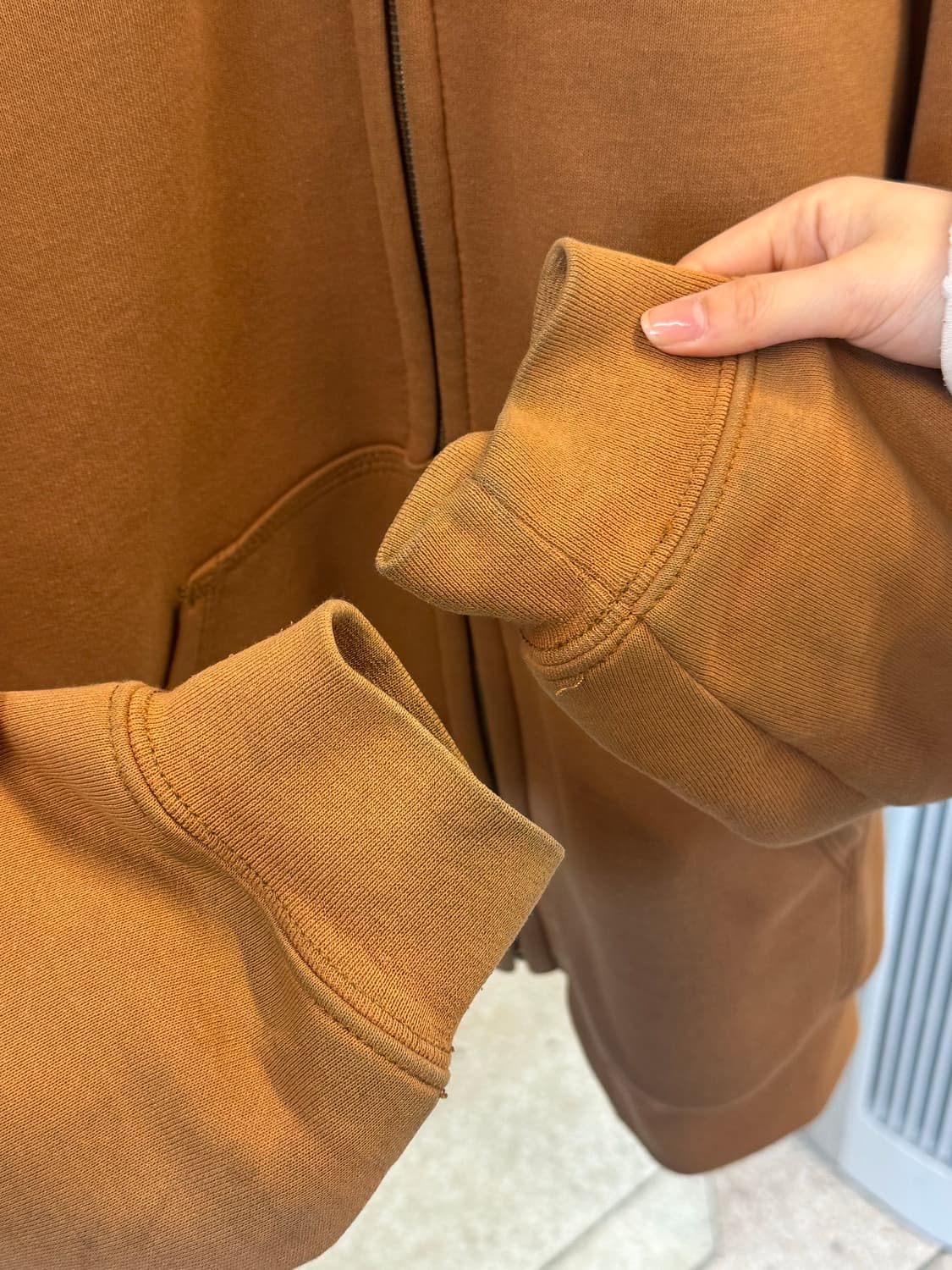 Carhartt Camel Thermal Hooded Zip-Up 상품이미지4