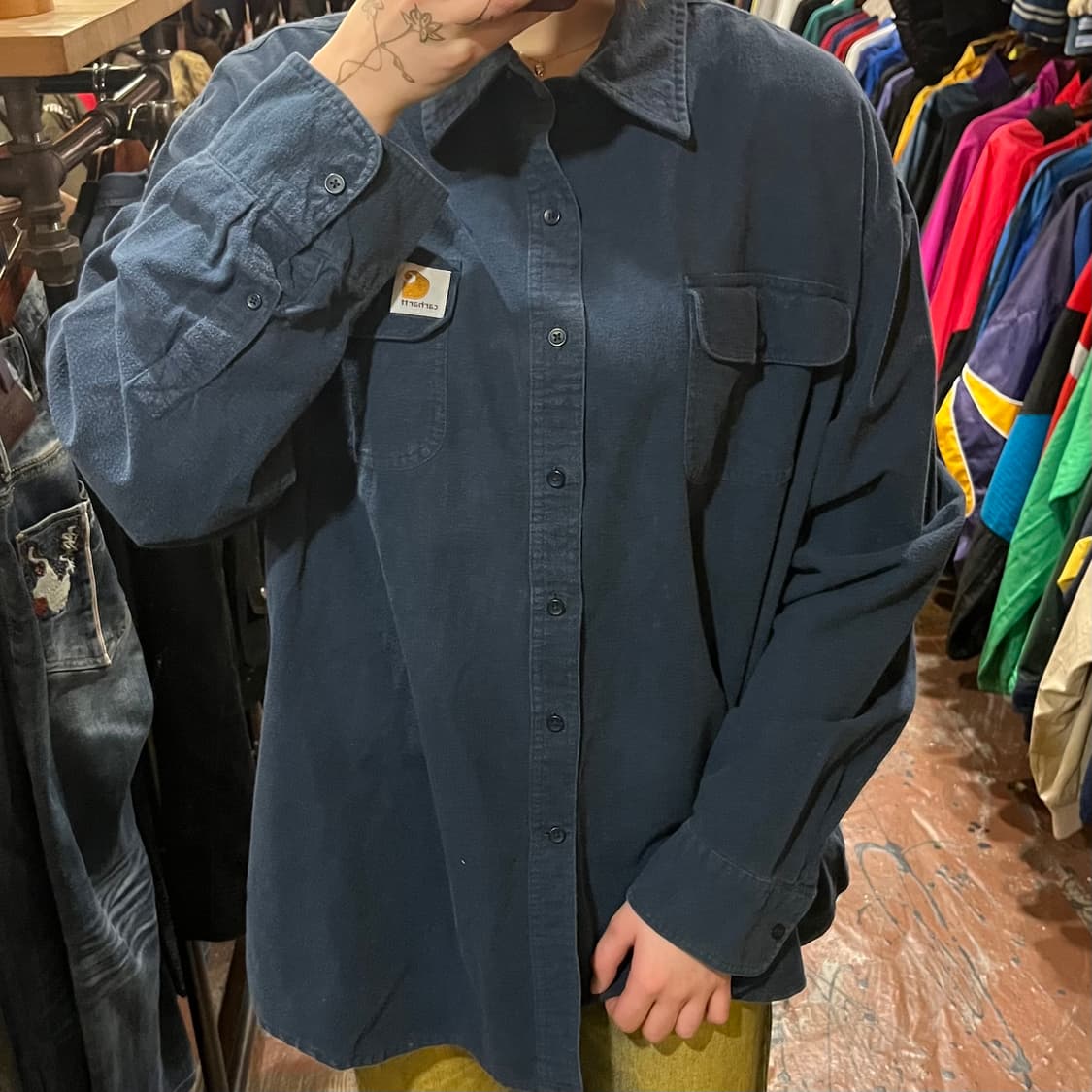 [HI] 칼하트 데님 셔츠 상품이미지2
