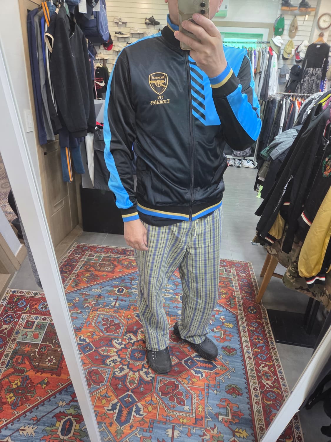 푸마 아스날 빈티지 올드스쿨 빅로고 약기모 트랙탑 져지 xl 상품이미지6