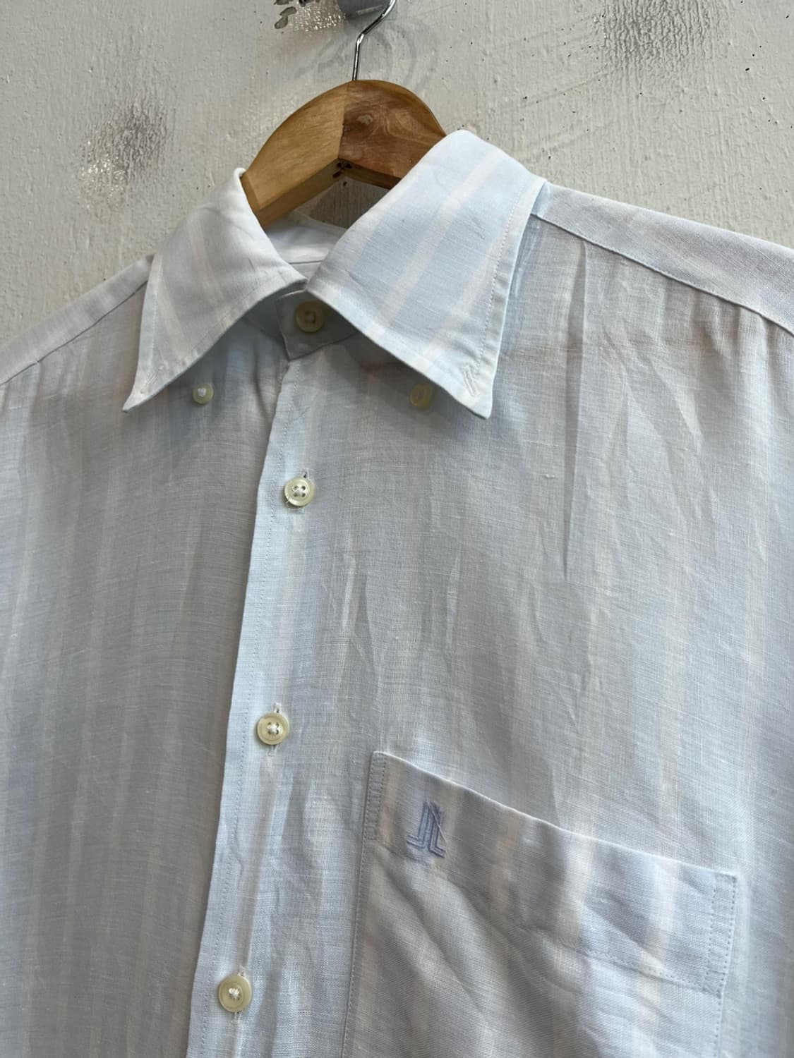 LANVIN 랑방 린넨 셔츠 Made in JAPAN (M) 상품이미지2