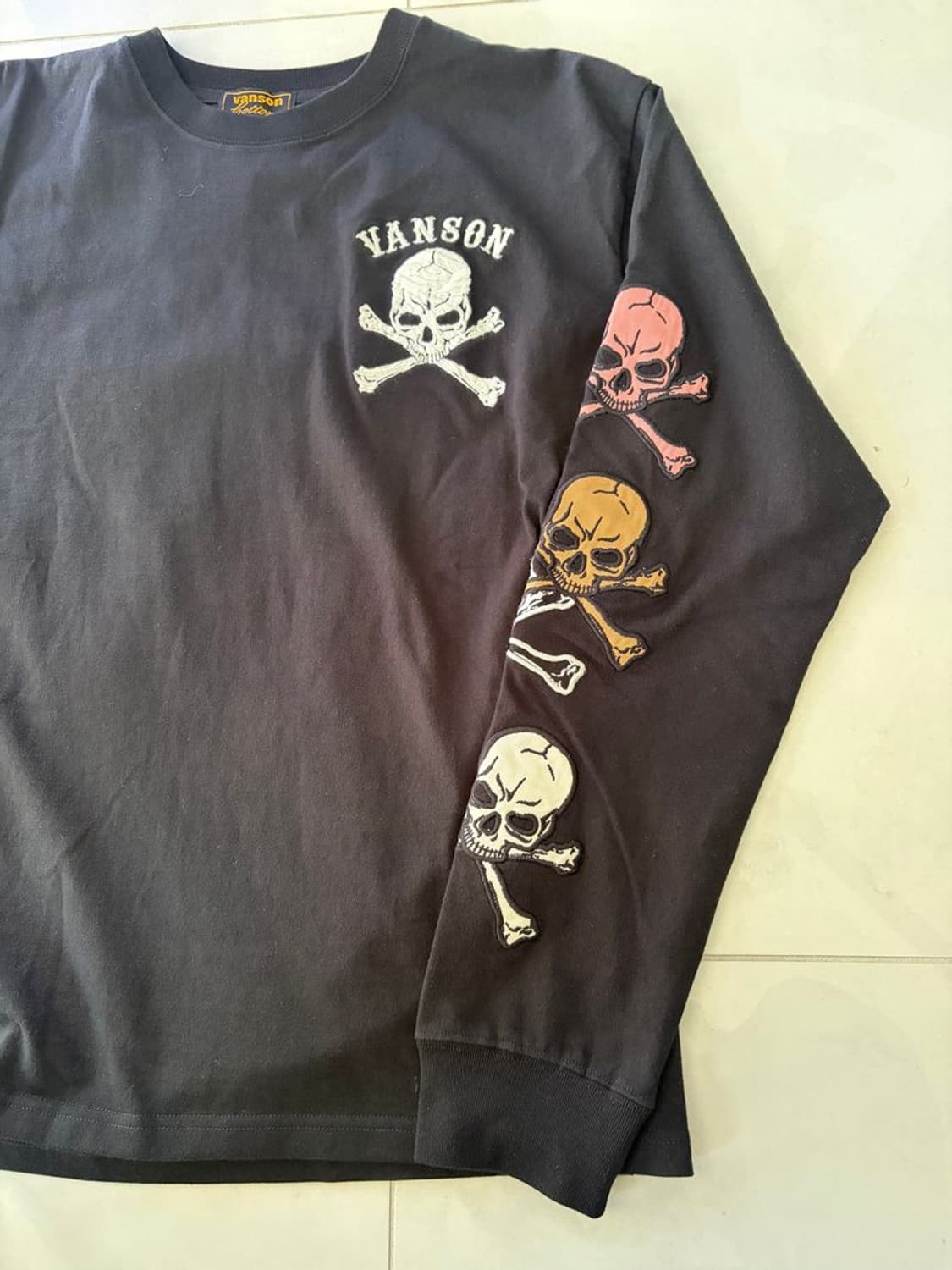 COLORFUL BONE LS TEE 컬러풀본 LS 티 NVLT-2517 상품이미지6