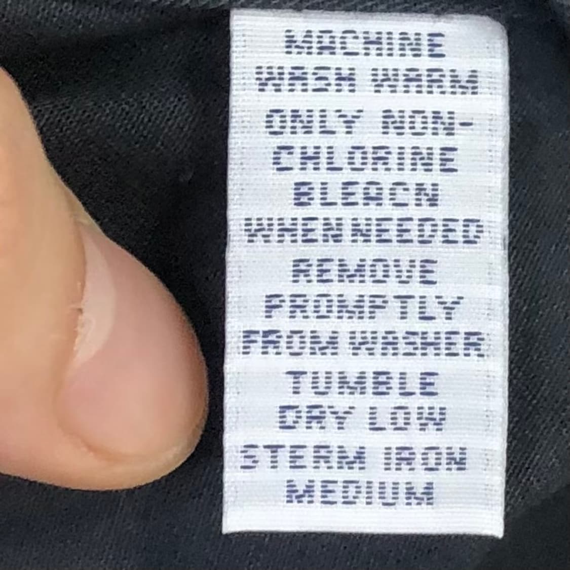 XL 폴로 블랙 솔리드코튼 셔츠 상품이미지4