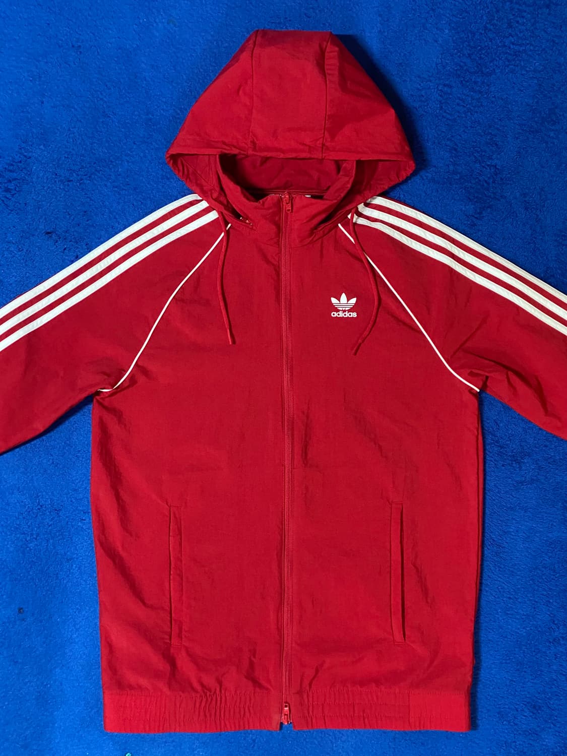 Adidas 아디다스 오리지널 슈퍼스타 윈드브레이커 레드 S 상품이미지9