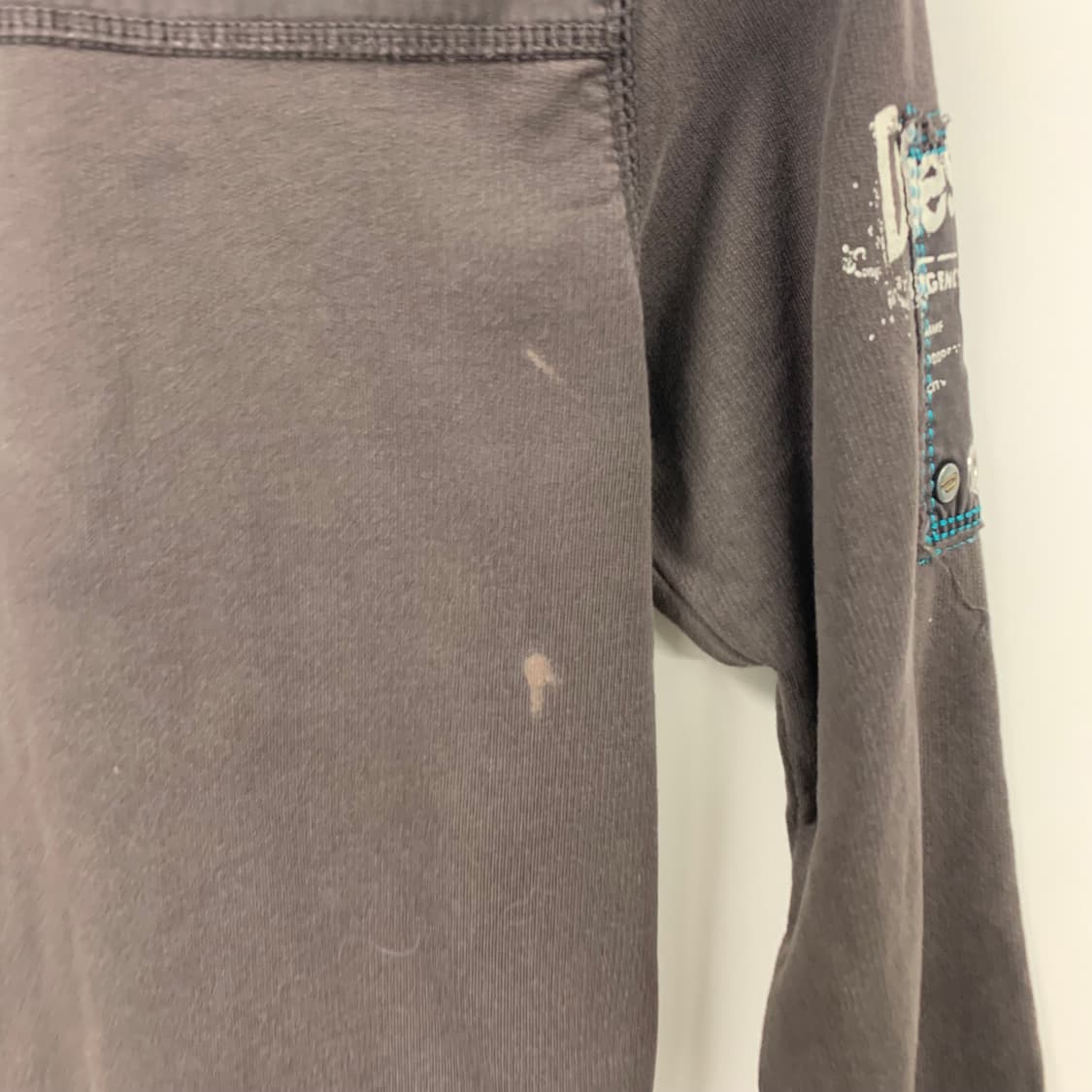 디젤 y2k 와투케 차콜 코튼 집업 상품이미지7