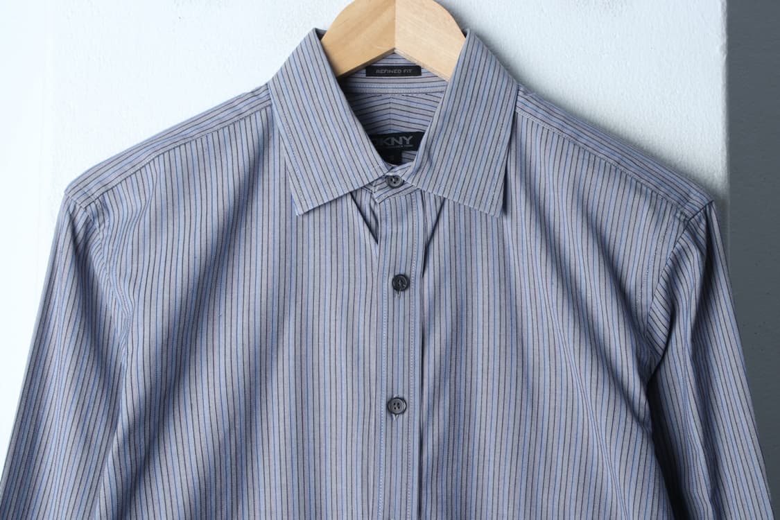 (S-M) DKNY 디케이앤와이 도나카란 셔츠 남방 그레이-H32635 상품이미지3