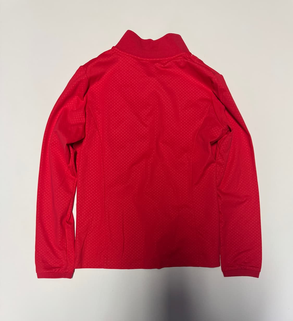 정품 여성 먼싱웨어 골프 기능성 도트 긴팔 카라 티셔츠 상품이미지2