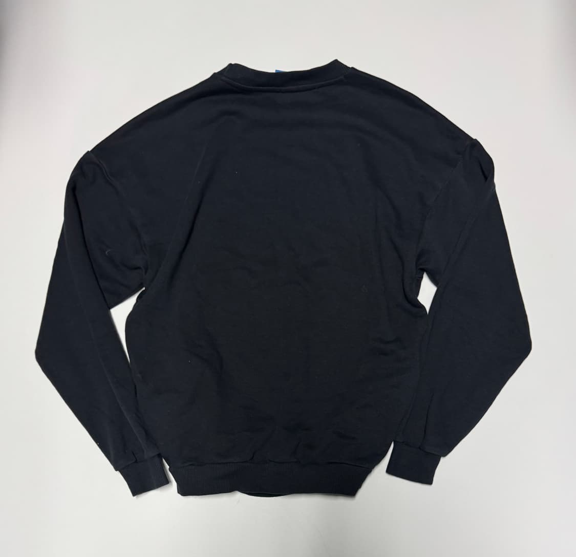 여성 아디다스 트레포일 빅 로고 맨투맨 블랙 상품이미지2