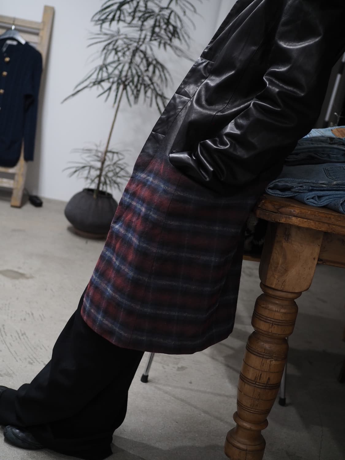 ISAMU KATAYAMA BACKLASH horsehide coat 상품이미지4