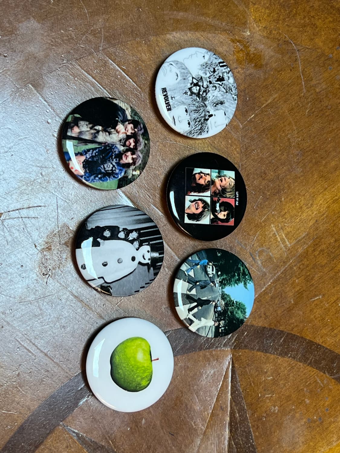 비틀즈 뱃지 6종 세트  상품이미지1