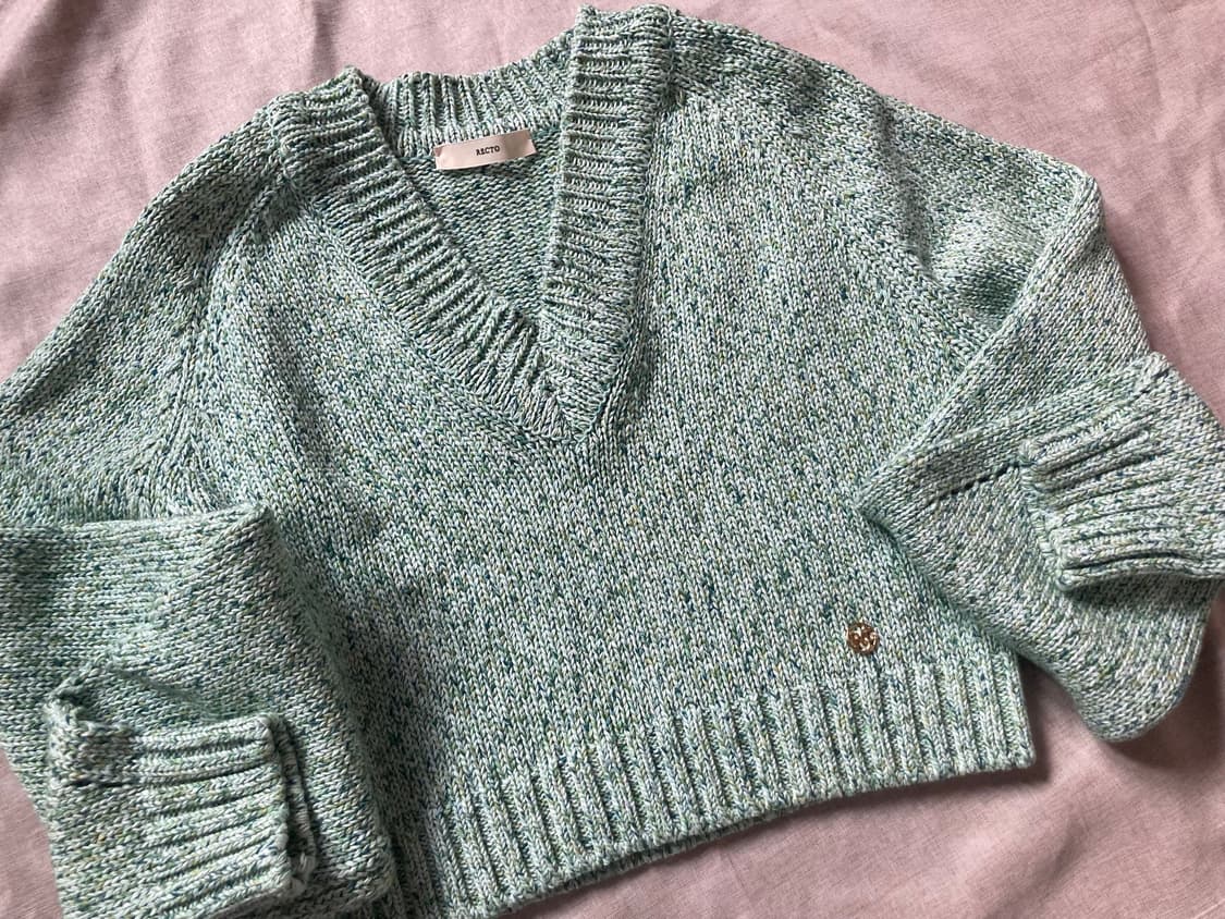 렉토 크롭 니트 상품이미지3