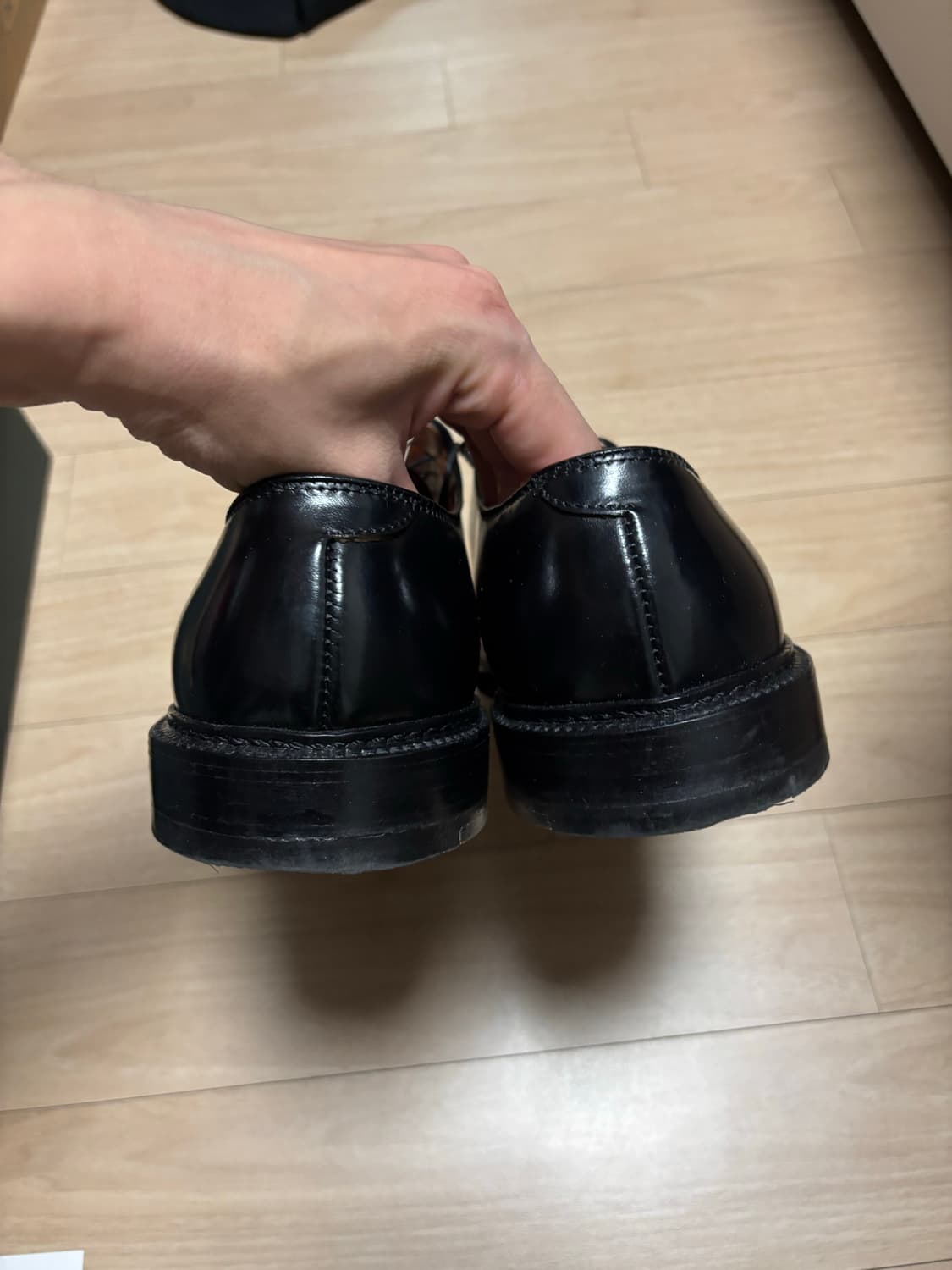 [285] 알든 9901 D볼 코도반 더비 블랙 상품이미지5