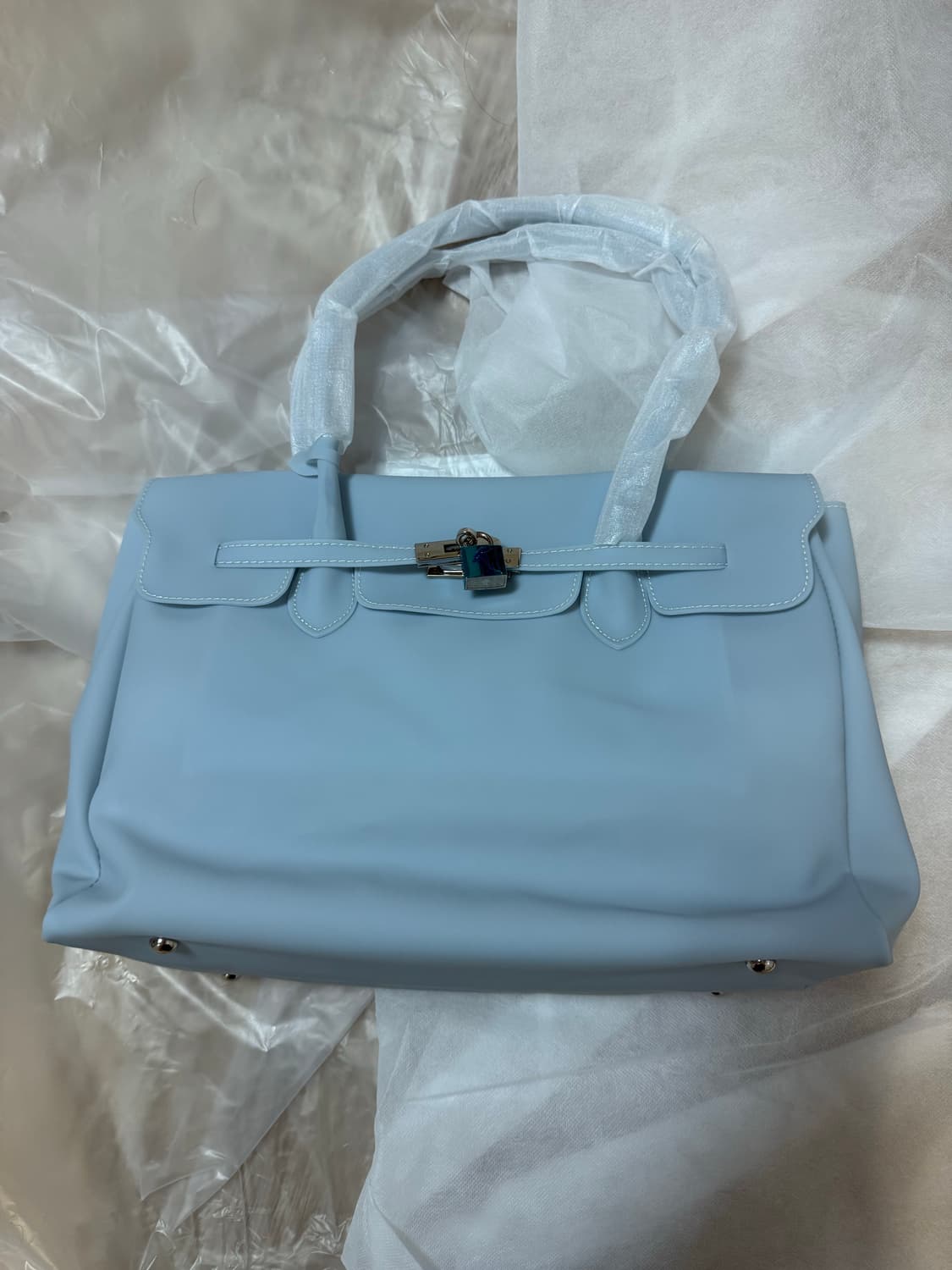 키키 젤리백 blue 버킨젤리 퍼킨백 상품이미지2