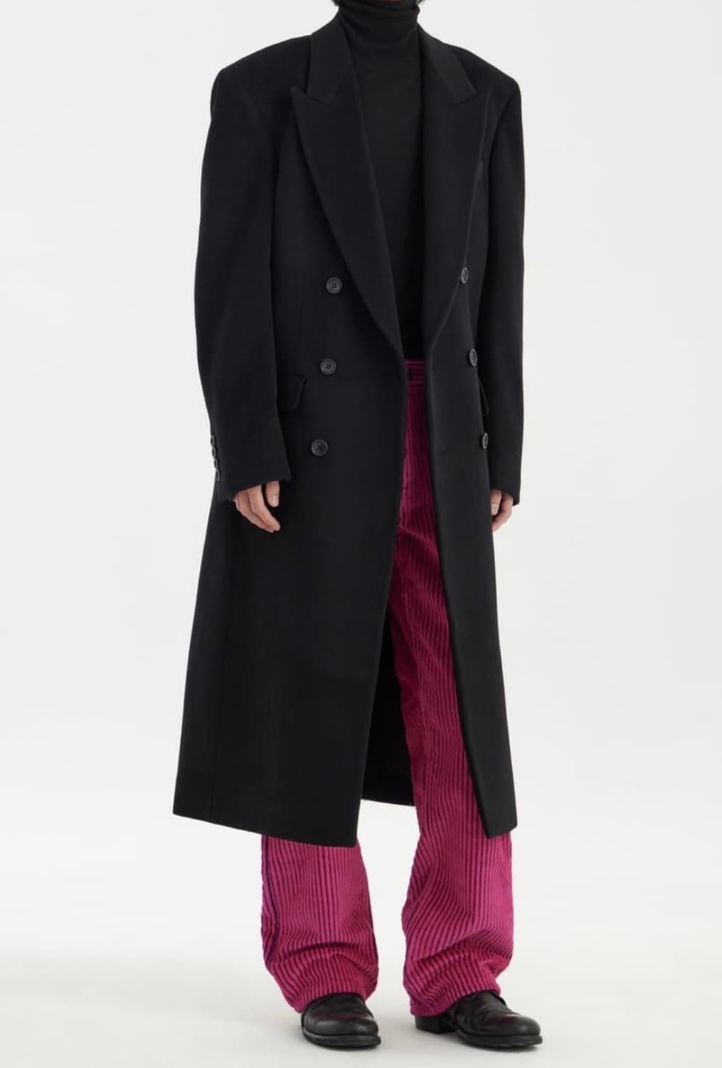 선플라워 DB 코트 블랙 / 48 상품이미지3