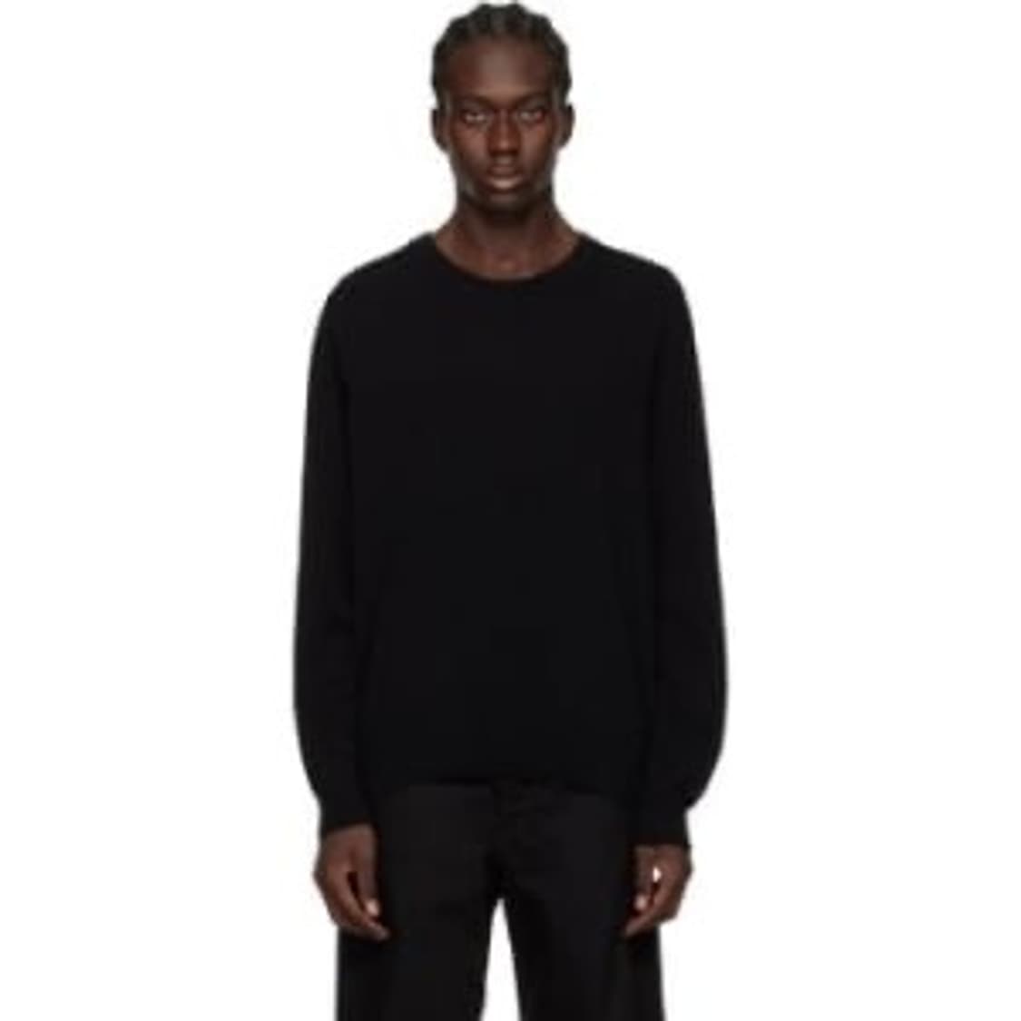 르메르 25ss 크루넥 울 니트 스웨터 블랙 / S 상품이미지1