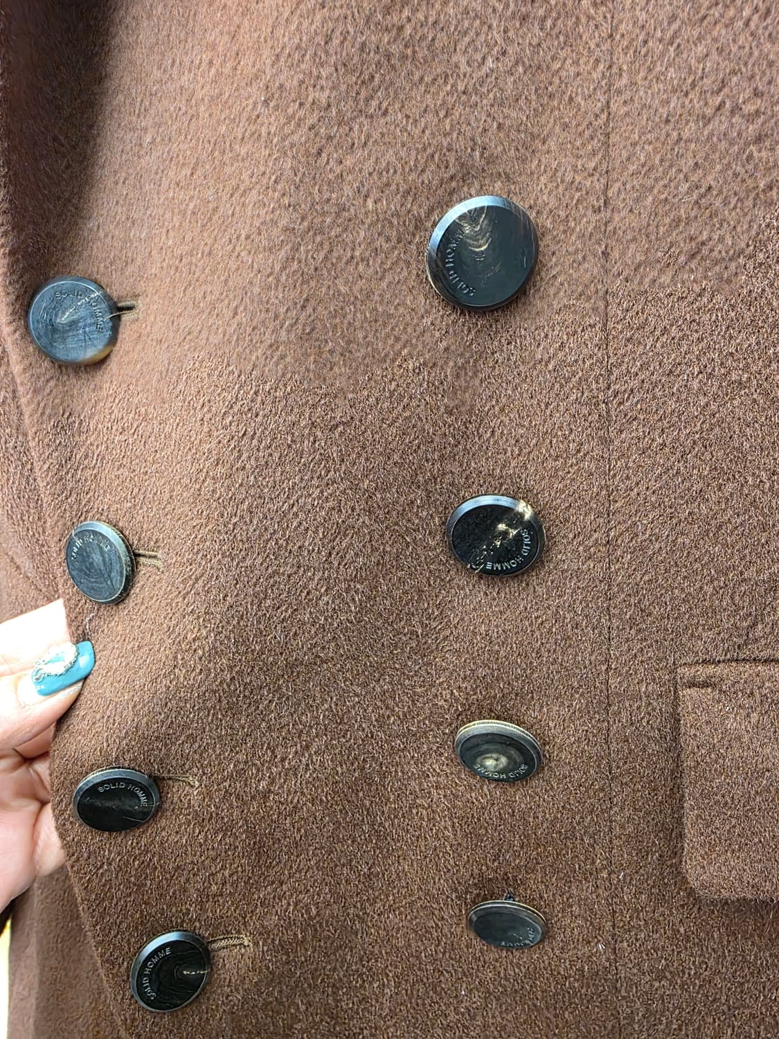 솔리드옴므 우영미 더블 후드 코트 M 상품이미지7