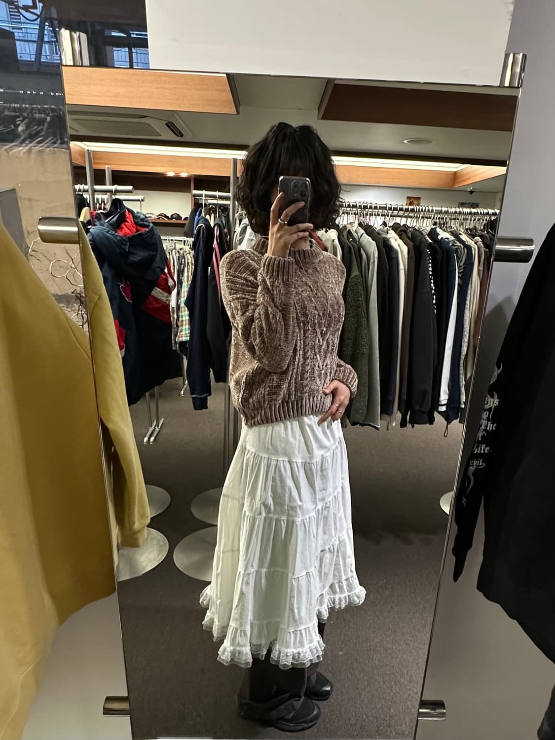 M)INGNI 빈티지 여성 케이블 니트 스웨터 상품이미지1