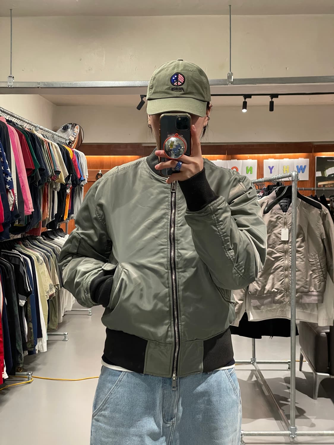 PLAC (ma-1) 항공 점퍼 상품이미지1