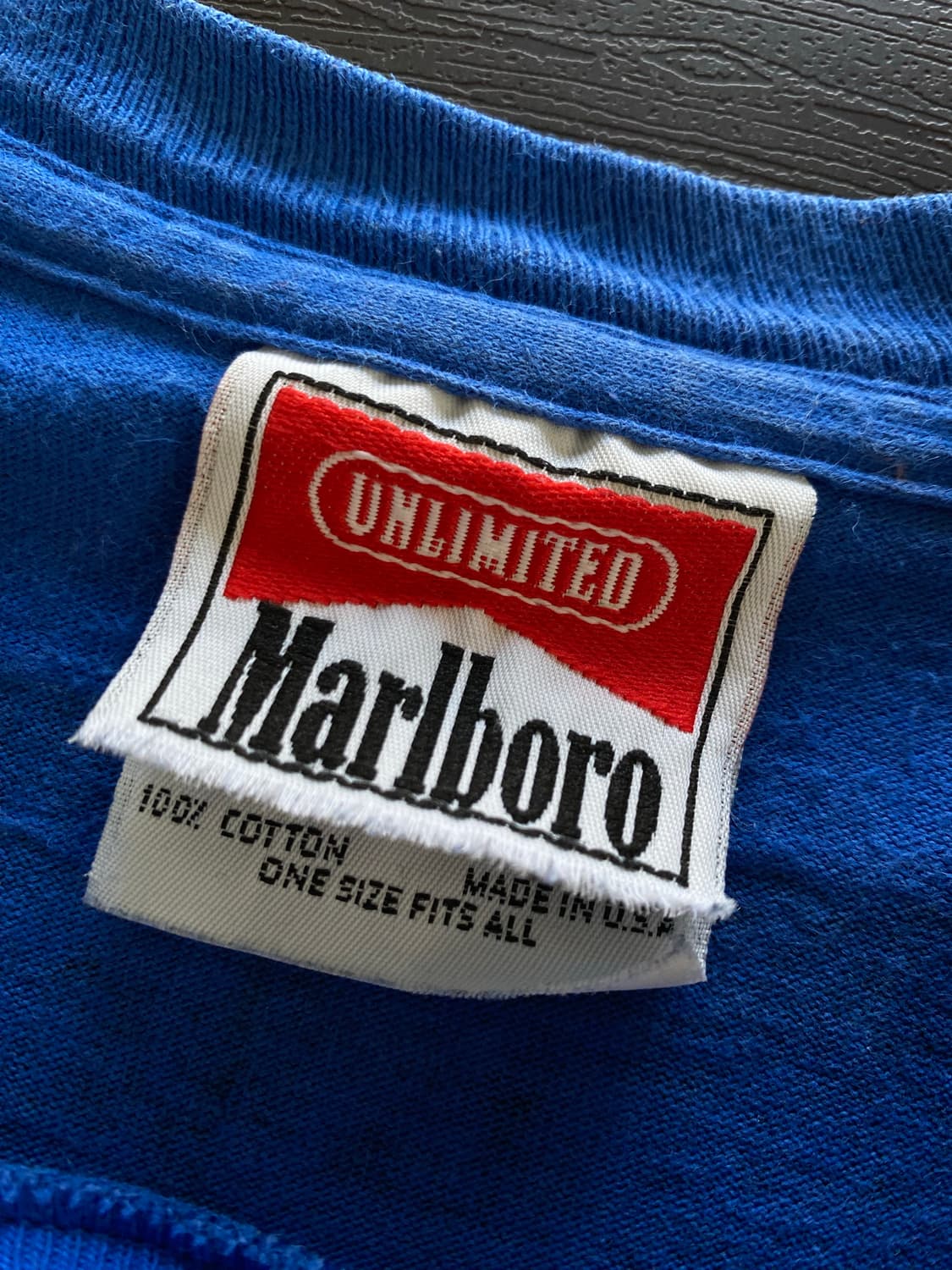 (XL) 90s 빈티지 말보로 블루 울프 티셔츠 상품이미지3